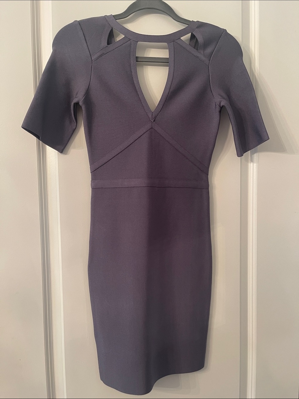 Women’s Cutout Sheath Dress - Slate Purple